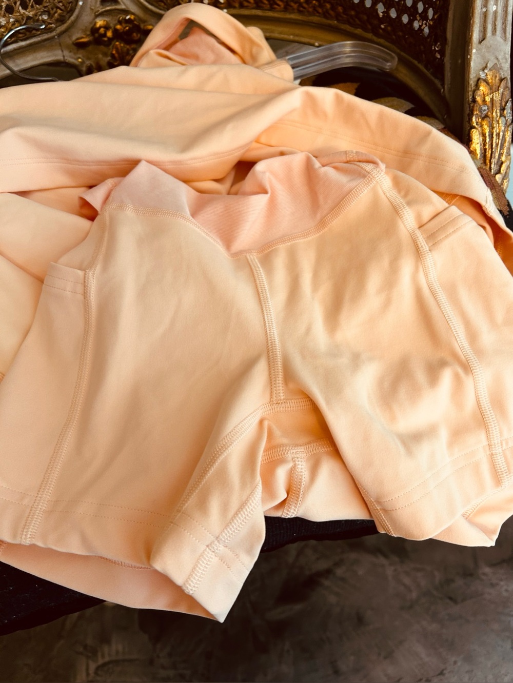 NWT LULULEMON Align Dress Athleisure Built-in Bra Shorts Peach Bellini 2,4 - Picture 6 of 10